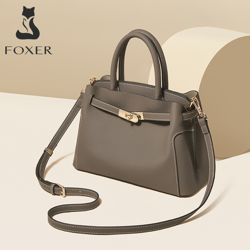 Women'S Bags Jacquemus - FOXER กระเป๋าถือสตรีหนังแท้กระเป๋าสะพายข้างหรูหรากระเป๋าแฟชั่นสตรีกระเป๋าสะพายไหล่สำหรับสาวๆ 2026 ขายร้อน