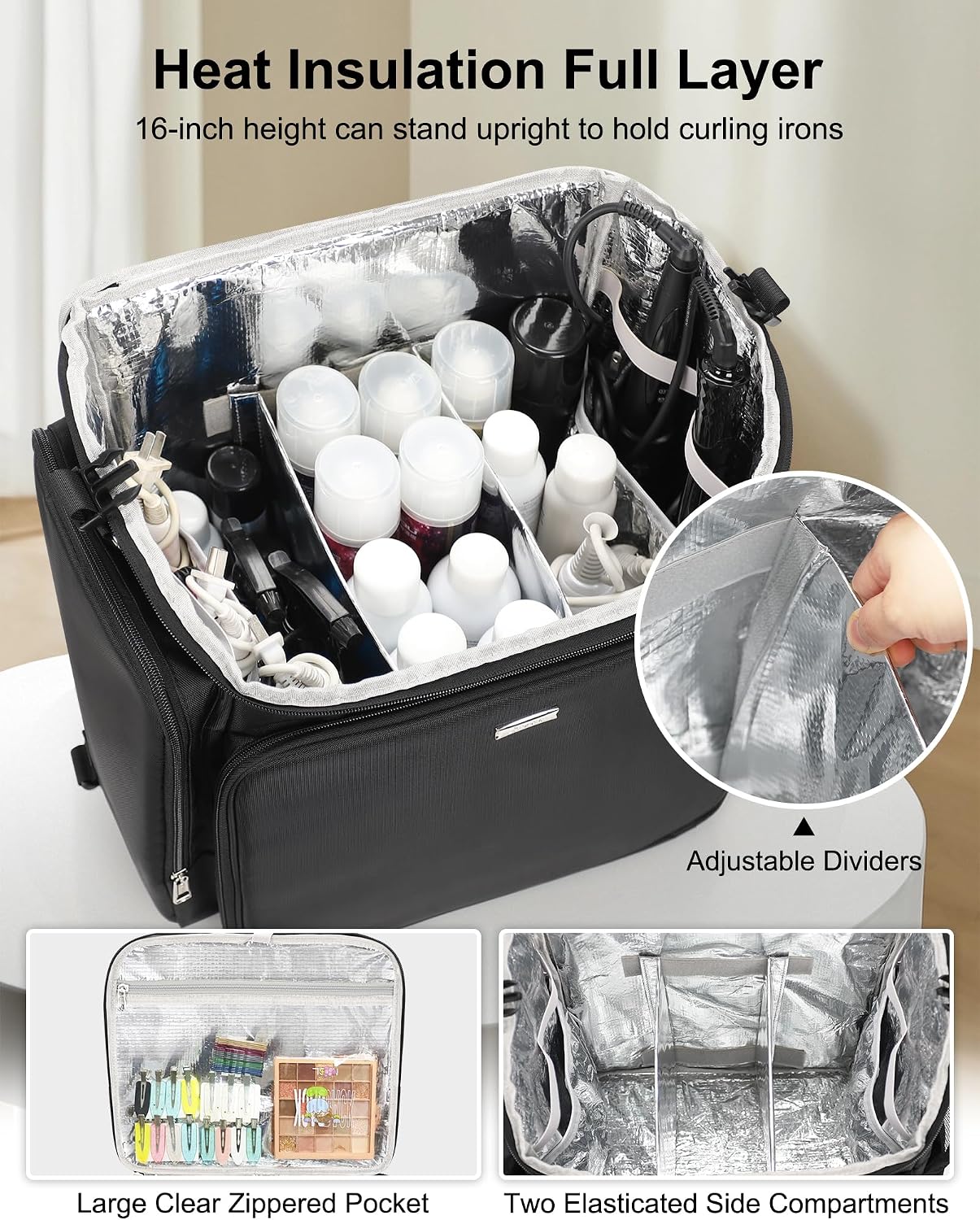 กระเป๋าเครื่องสำอางแบบมีล้อพร้ - Woman In Bag บทวิจารณ์และราคา