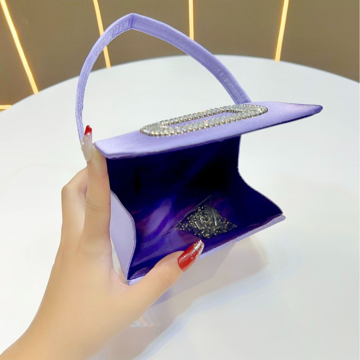 Luxury Mini Square กระเป๋าถือผ - Mini Purse Chain บทวิจารณ์และราคา