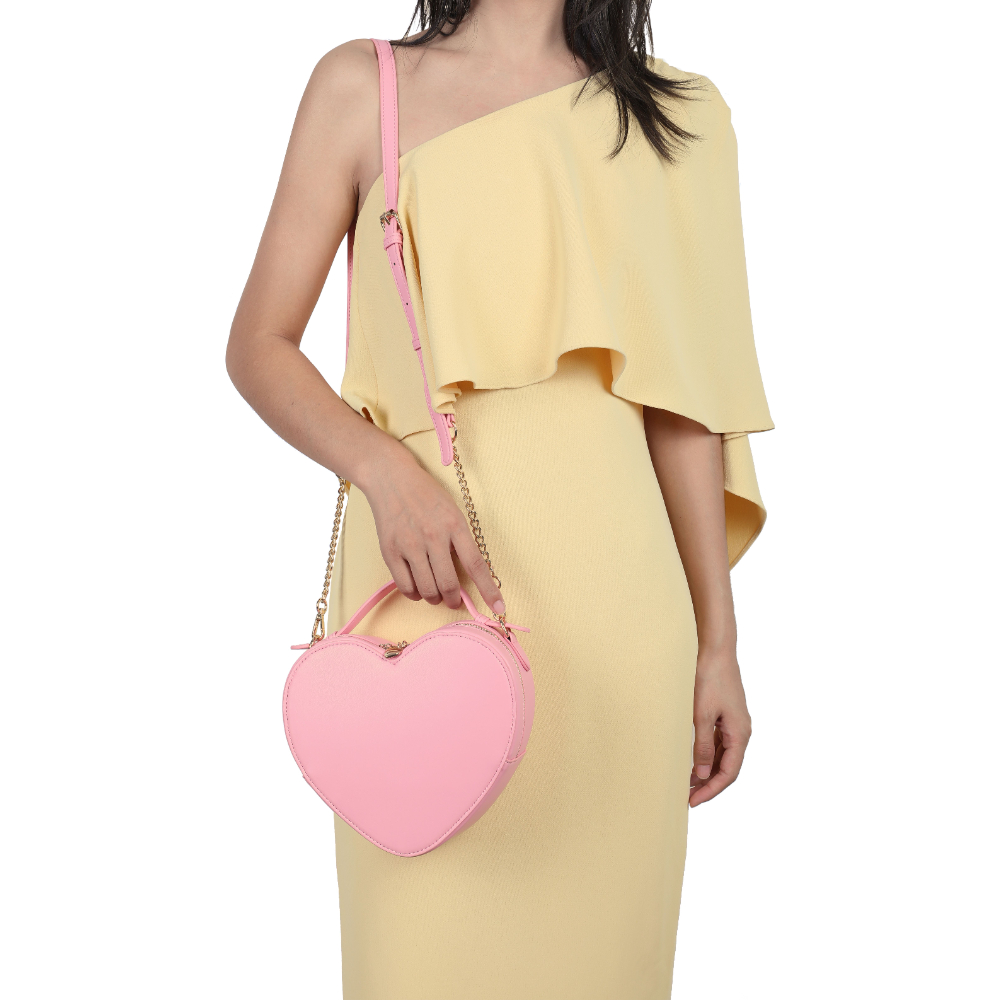 กระเป๋ารูปหัวใจกระเป๋าสะพายข้า - Women Bags Zip บทวิจารณ์และราคา