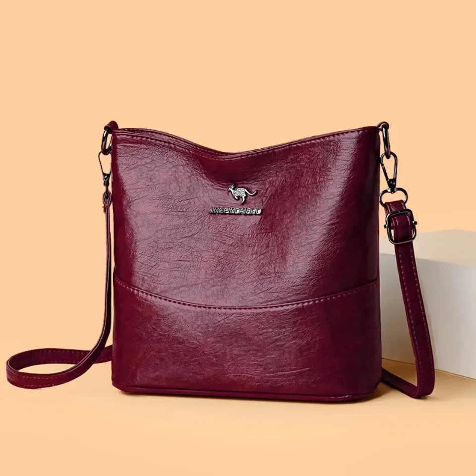 กระเป๋าหนัง PU นุ่มแบบสะพายข้า - Women'S Kangaroo Bags บทวิจารณ์และราคา