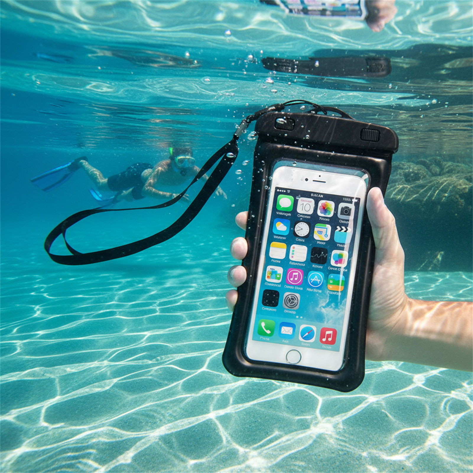 กระเป๋าโทรศัพท์กันน้ำสีน้ำเงิน - Women Bags Waterproof บทวิจารณ์และราคา