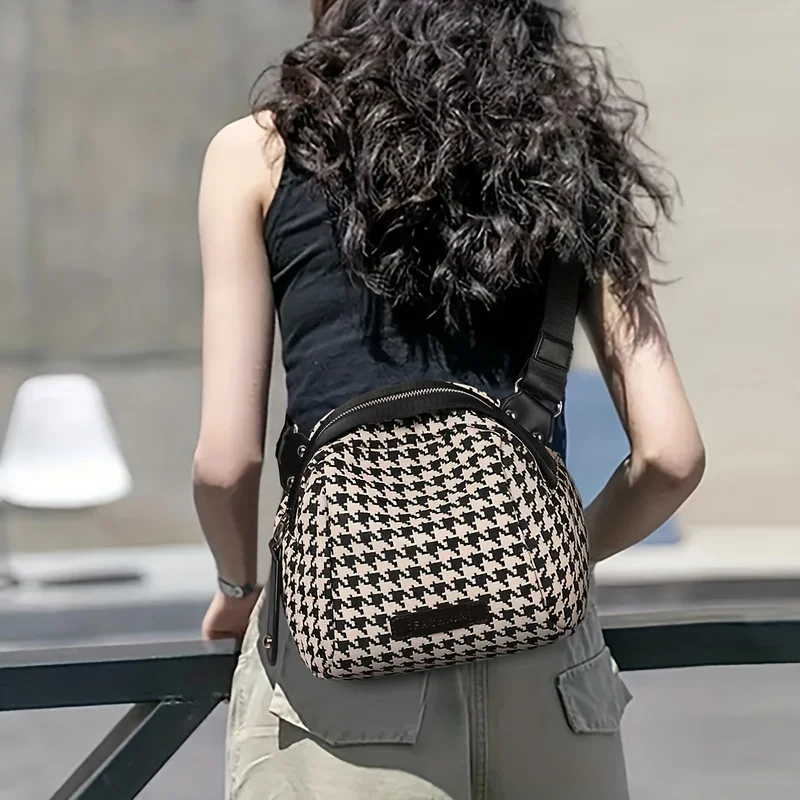 กระเป๋าผ้าใบลายฟันสุนัขอเนกประ - Women Bags Zip บทวิจารณ์และราคา