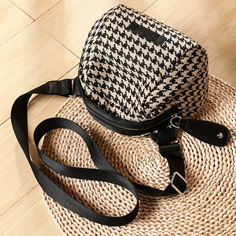 กระเป๋าผ้าใบลายฟันสุนัขอเนกประ - Women Bags Zip บทวิจารณ์และราคา