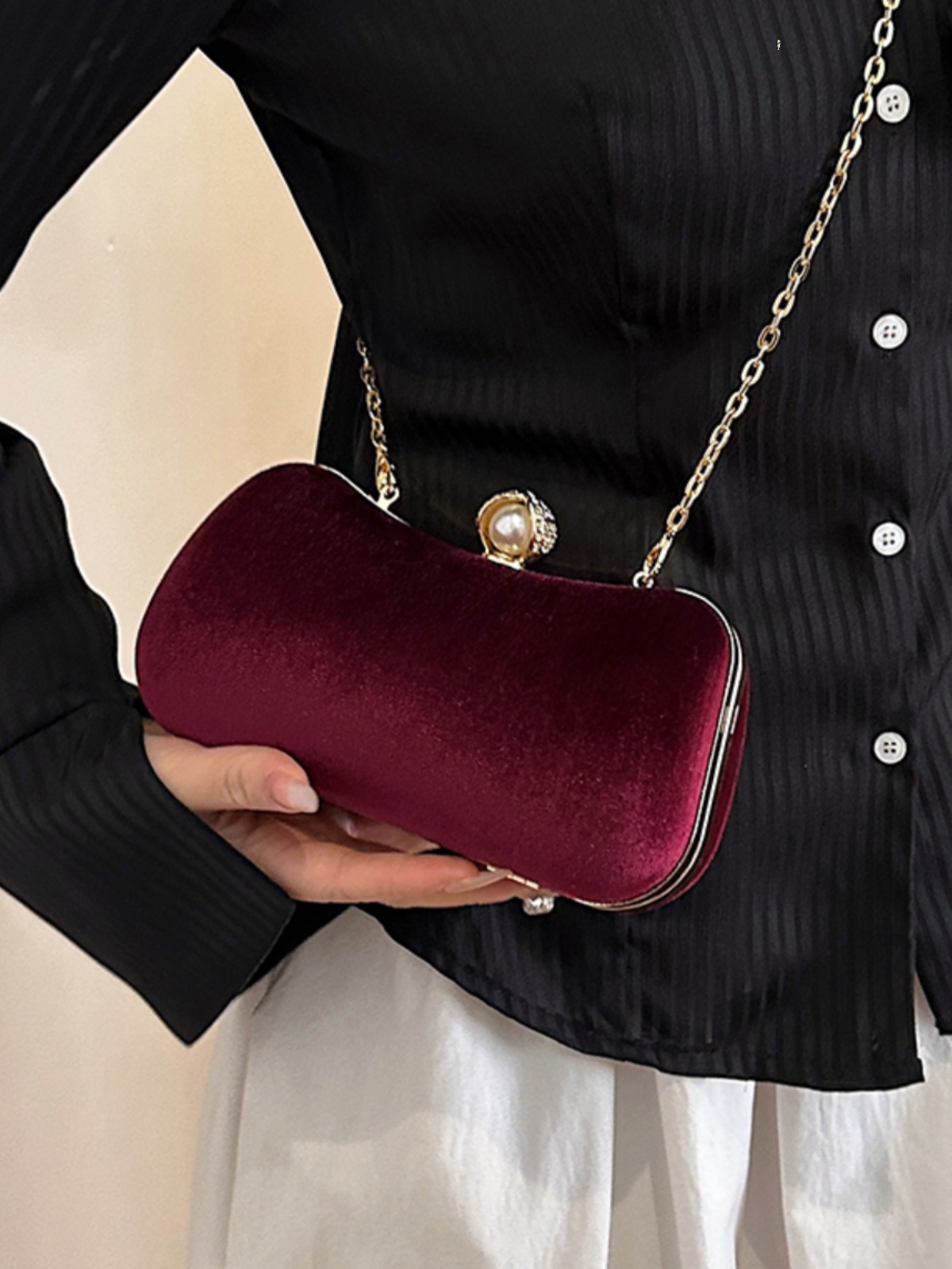High-endจัดเลี้ยงคลัทช์กระเป๋า - Mini Purse Chain บทวิจารณ์และราคา
