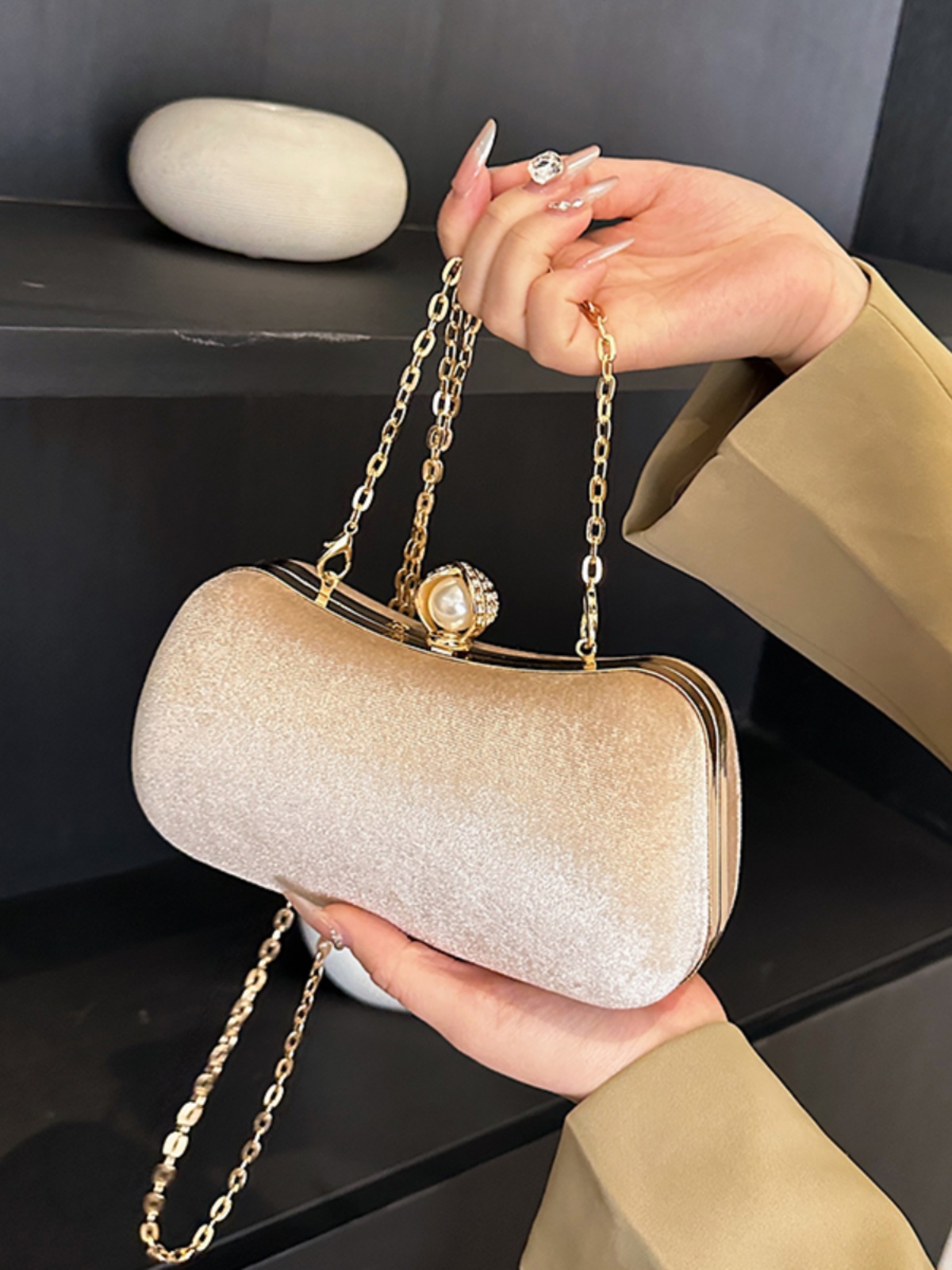 High-endจัดเลี้ยงคลัทช์กระเป๋า - Mini Purse Chain บทวิจารณ์และราคา