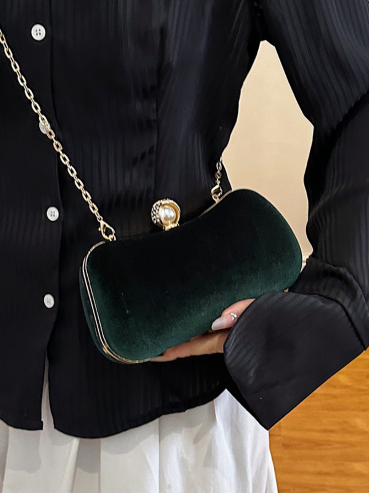 High-endจัดเลี้ยงคลัทช์กระเป๋า - Mini Purse Chain บทวิจารณ์และราคา