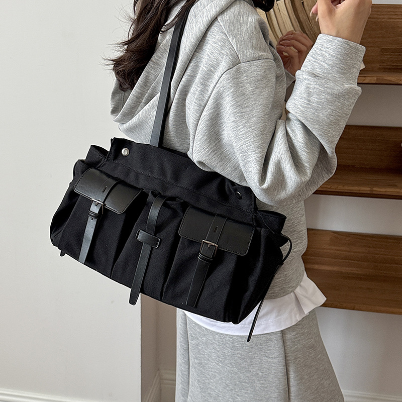 กระเป๋าถือผ้าแคนวาสสำหรับผู้หญ - Women Bags Green บทวิจารณ์และราคา