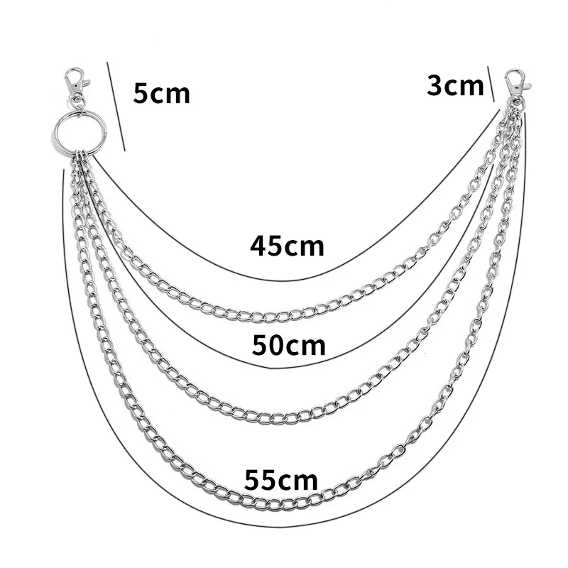 เข็มขัดโลหะแบบโซ่สไตล์พังก์ พร - Mini Purse Chain บทวิจารณ์และราคา