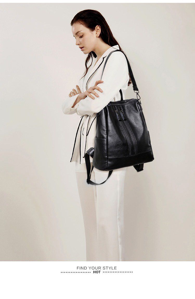 กระเป๋าเป้สะพายหลังหนังนิ่มสำห - Women Bags For Office บทวิจารณ์และราคา