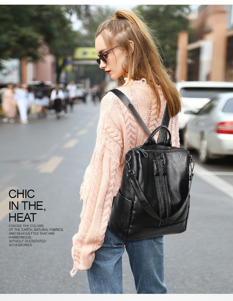 กระเป๋าเป้สะพายหลังหนังนิ่มสำห - Women Bags For Office บทวิจารณ์และราคา