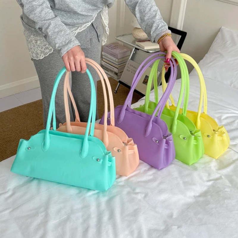 กระเป๋าถือผู้หญิง PVC สีพื้น ห - Women Hand Bags For Office บทวิจารณ์และราคา