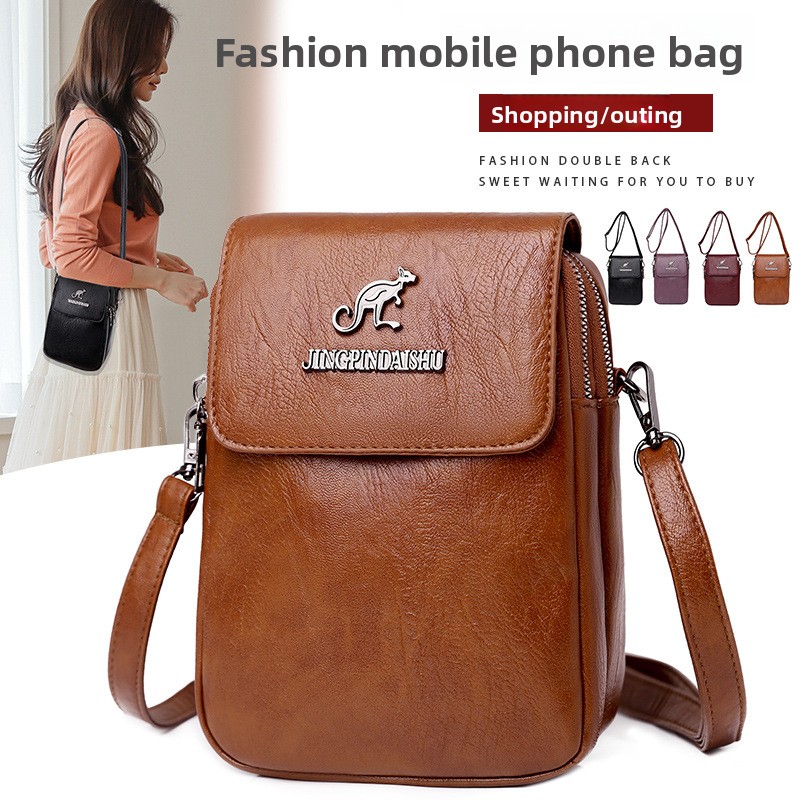 กระเป๋าสะพายข้างหนังเทียมสไตล์ - Women'S Kangaroo Bags บทวิจารณ์และราคา
