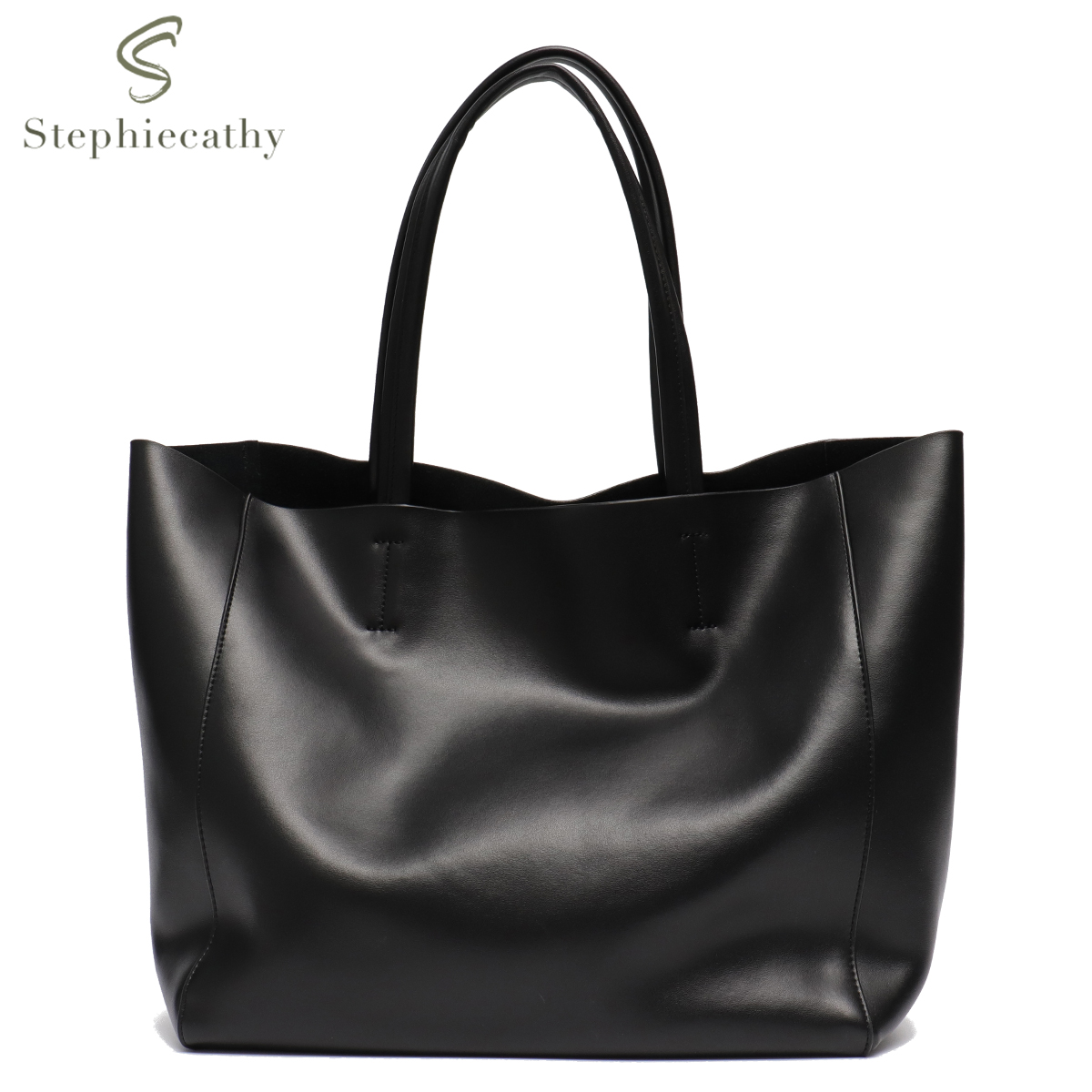 คลาสสิกจริงหนังผู้หญิง Tote คว - Women Bags Zip บทวิจารณ์และราคา