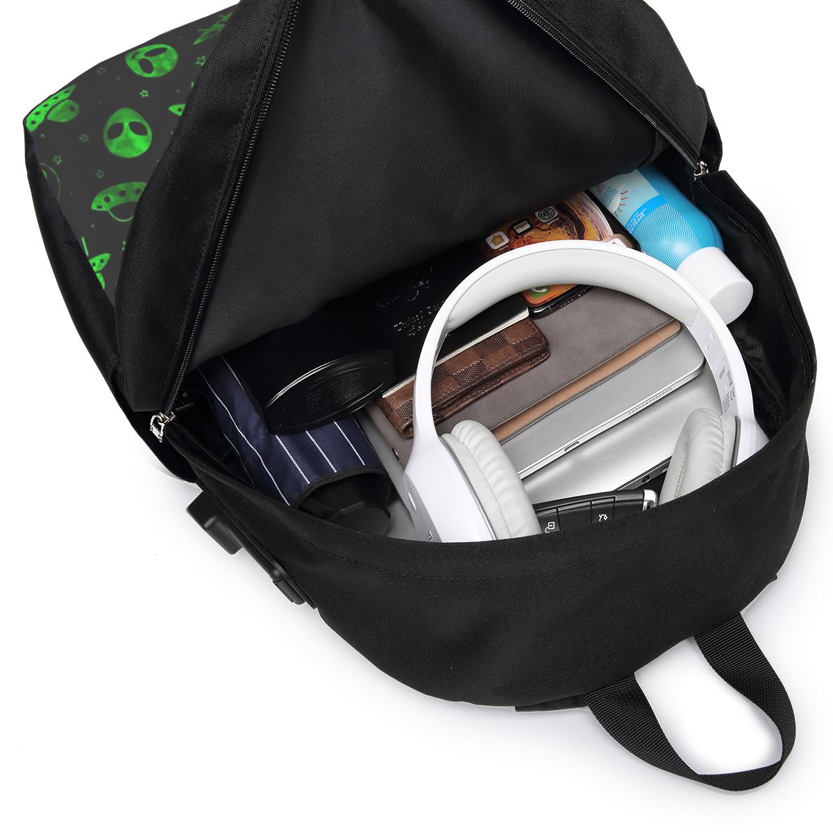กระเป๋าเป้สะพายหลังลายเอเลี่ยน - Women Bags Laptop บทวิจารณ์และราคา