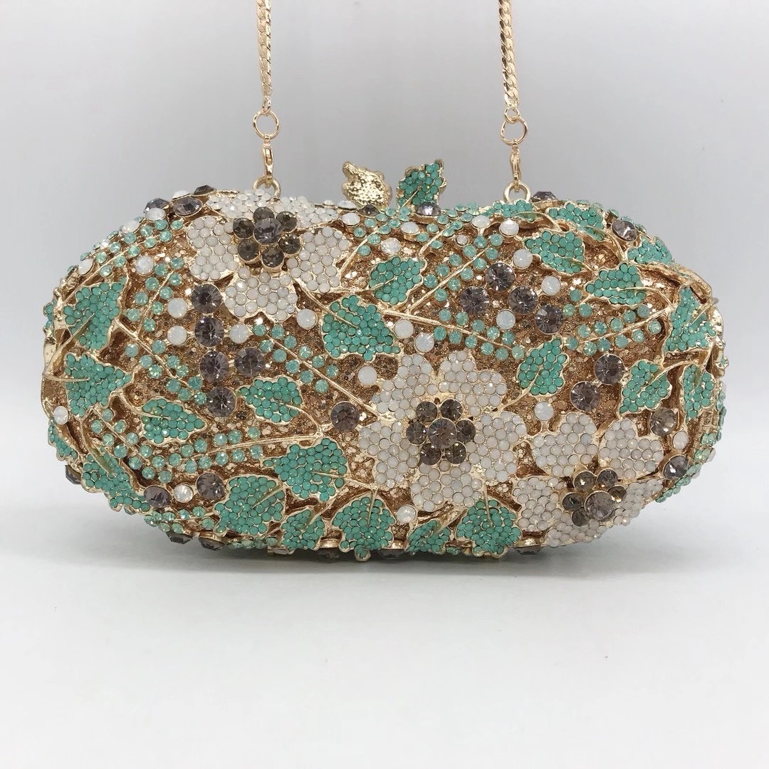 ผู้หญิงสีเขียว/สีขาวคริสตัลคลั - Women Bags Green บทวิจารณ์และราคา