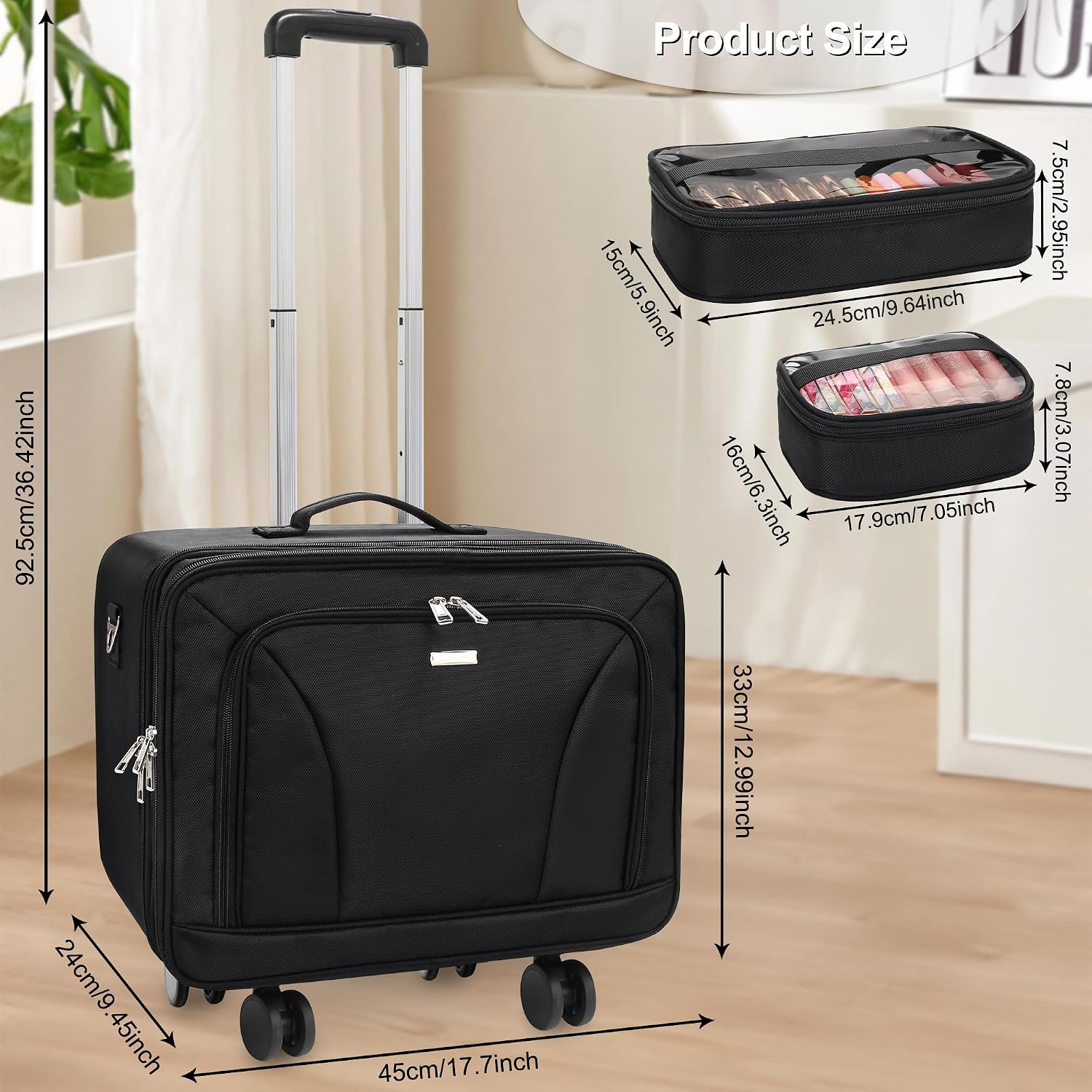 กระเป๋าเดินทางสำหรับเครื่องสำอ - Woman In Bag บทวิจารณ์และราคา