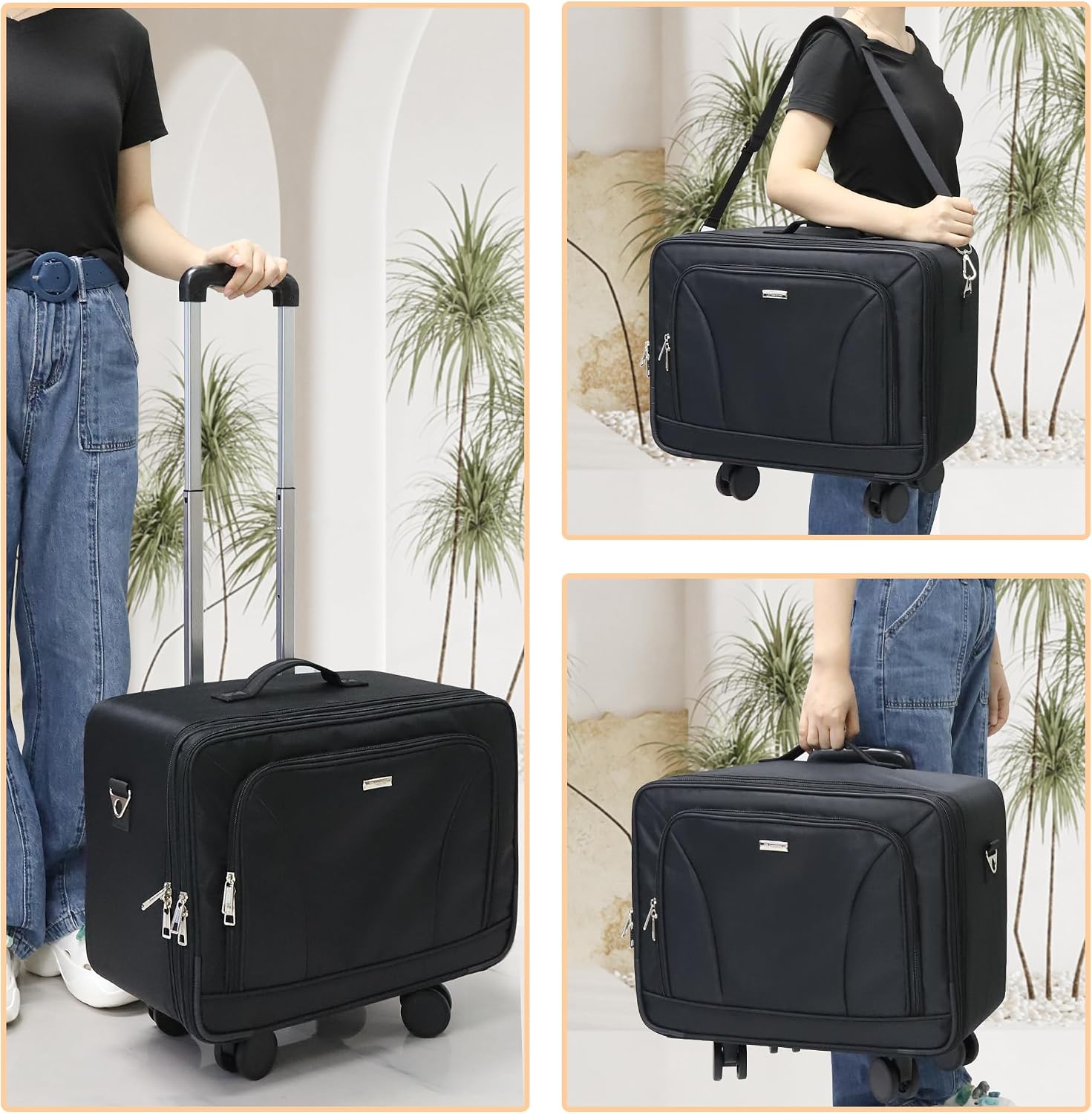 กระเป๋าเดินทางสำหรับเครื่องสำอ - Woman In Bag บทวิจารณ์และราคา