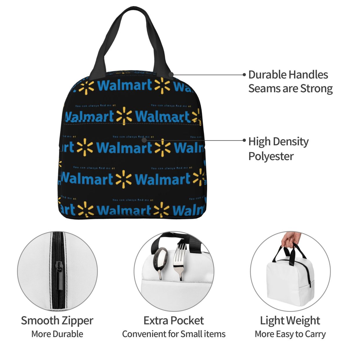 กระเป๋าใส่อาหารแบบมีฉนวนกันควา - Women Bags Walmart บทวิจารณ์และราคา